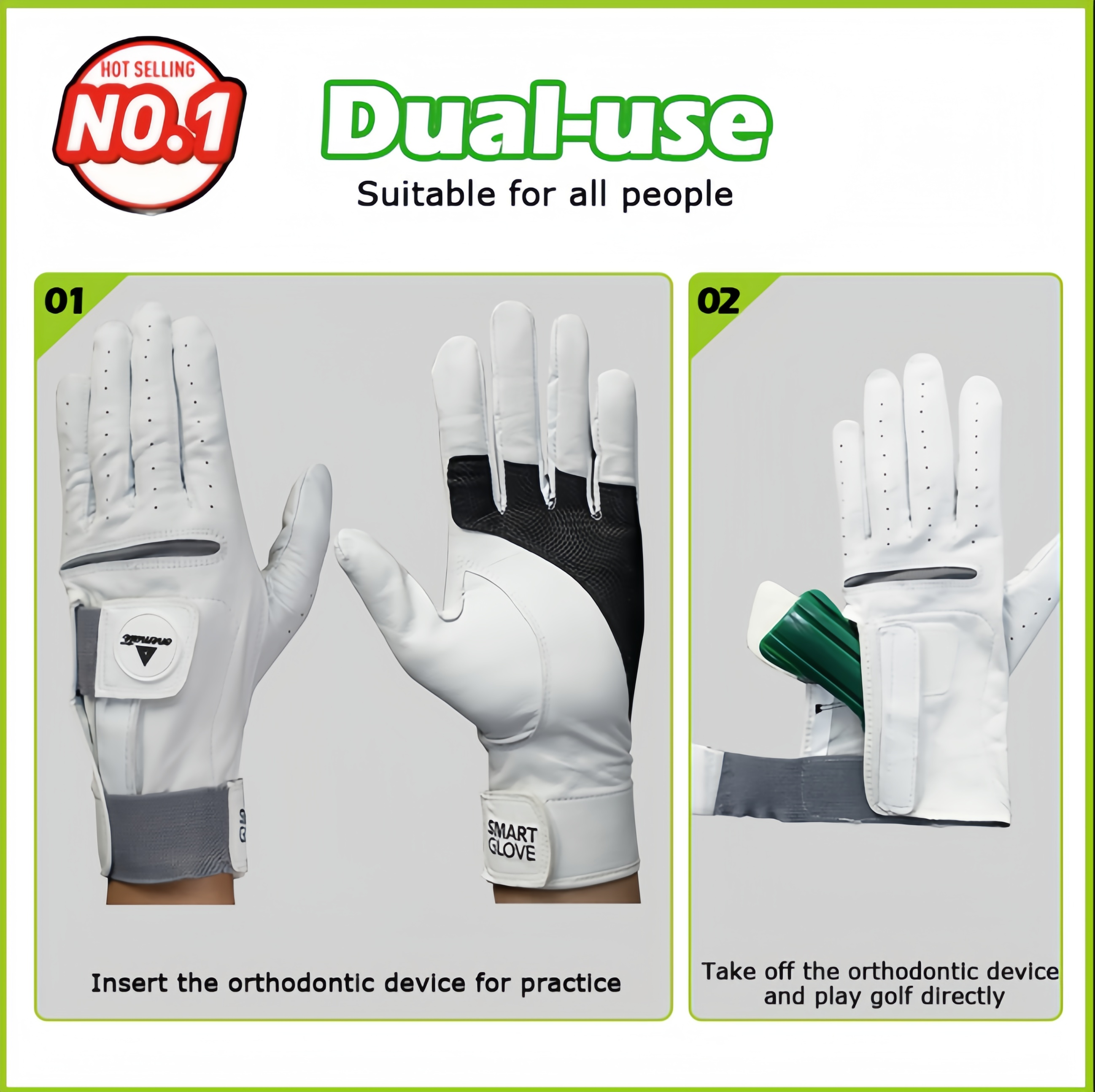 Golf Equipment Brands - Golf Smart Glove Swing Path Intelligent