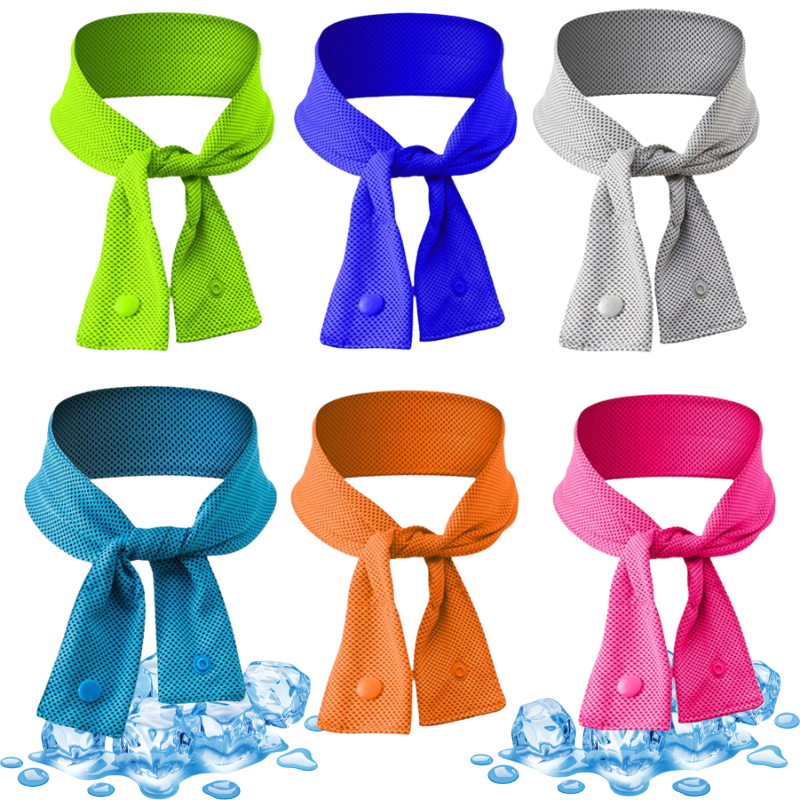 Golf Towel Waffle - Instant Cooling Neck Wrap Tie Ice
