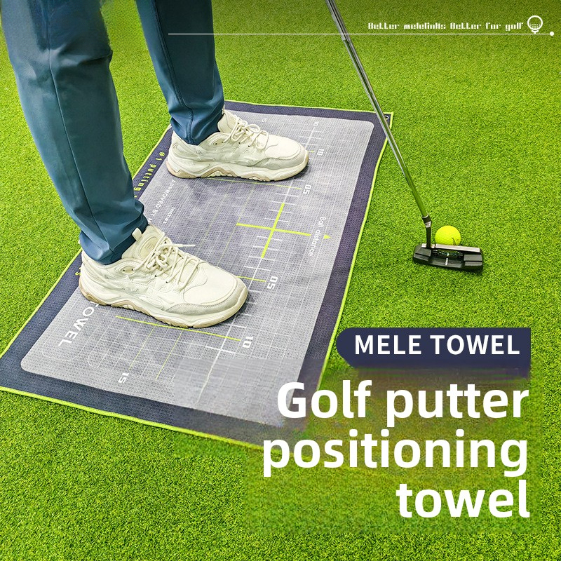 Golf Towel Waffle - Waffle Weave Golf Towel Putting Alignment