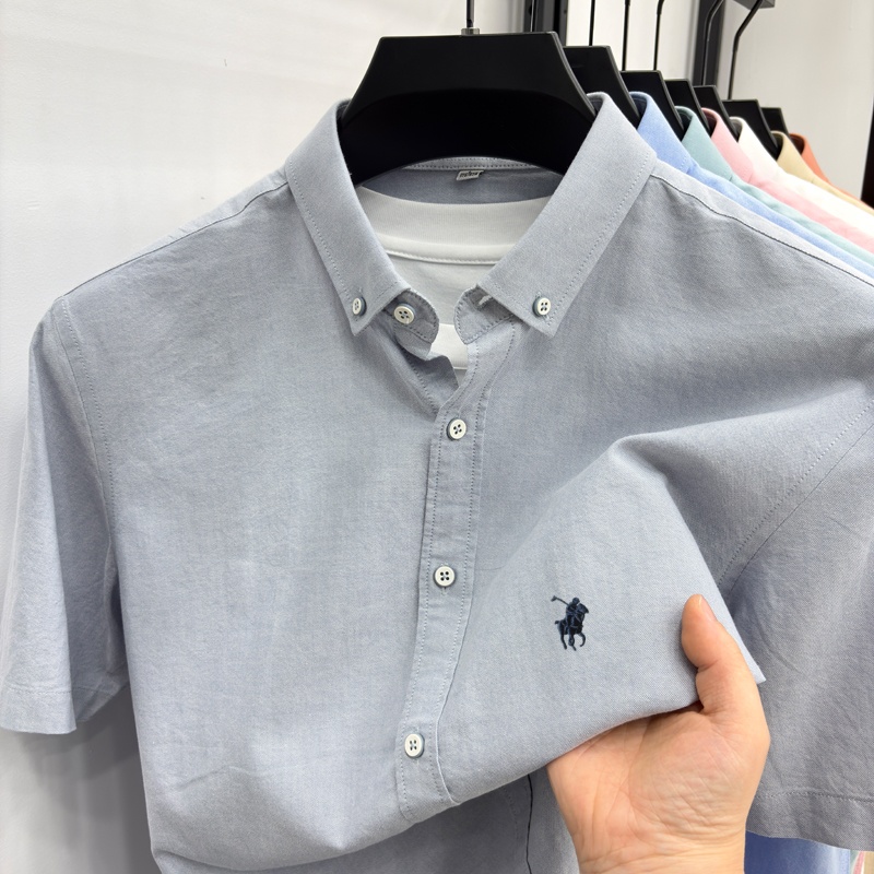 Golf Equipment Brands - High end 100%cotton short sleeve shirt