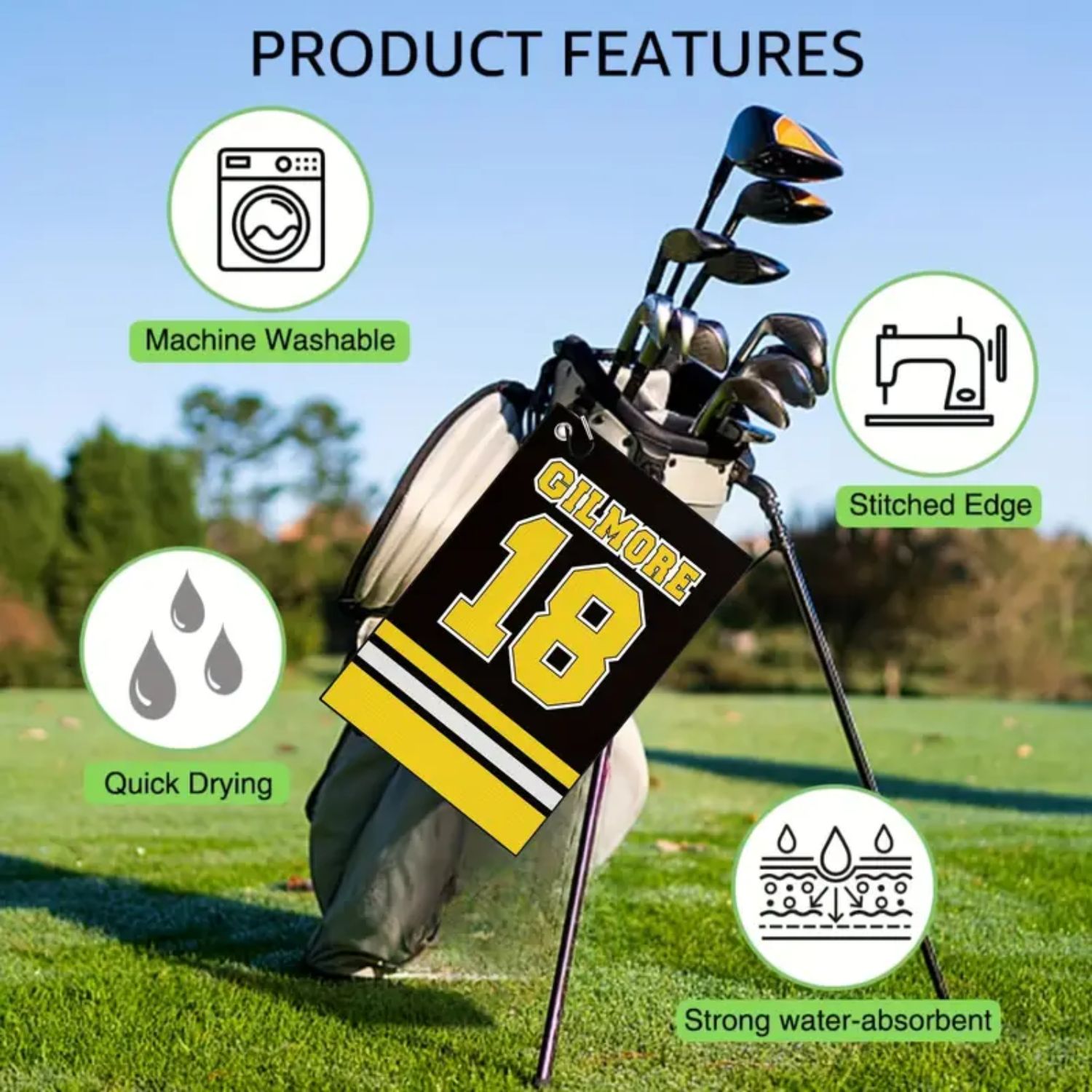 Happy Gilmore Design Microfibe – Golf Towel Waffle recenzja i cena