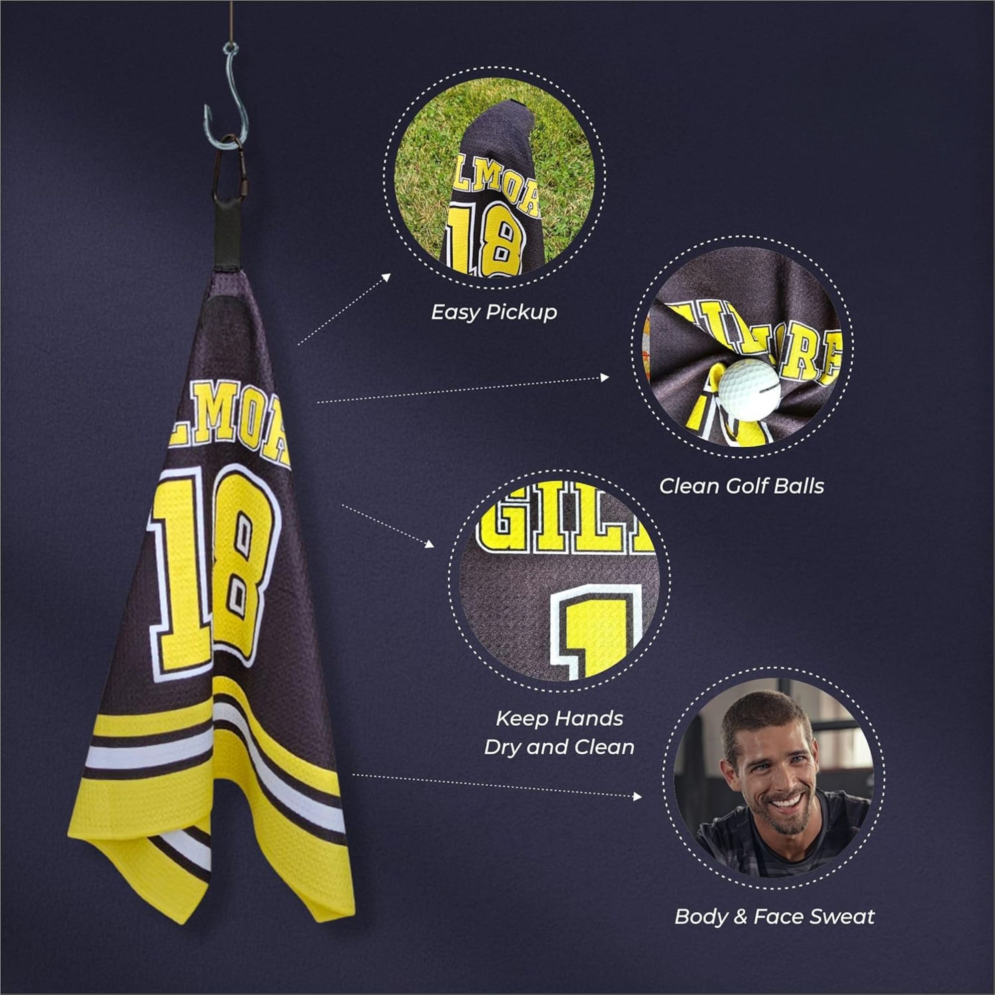 Happy Gilmore Waffle Golf Towe – Golf Towel Waffle recenzja i cena