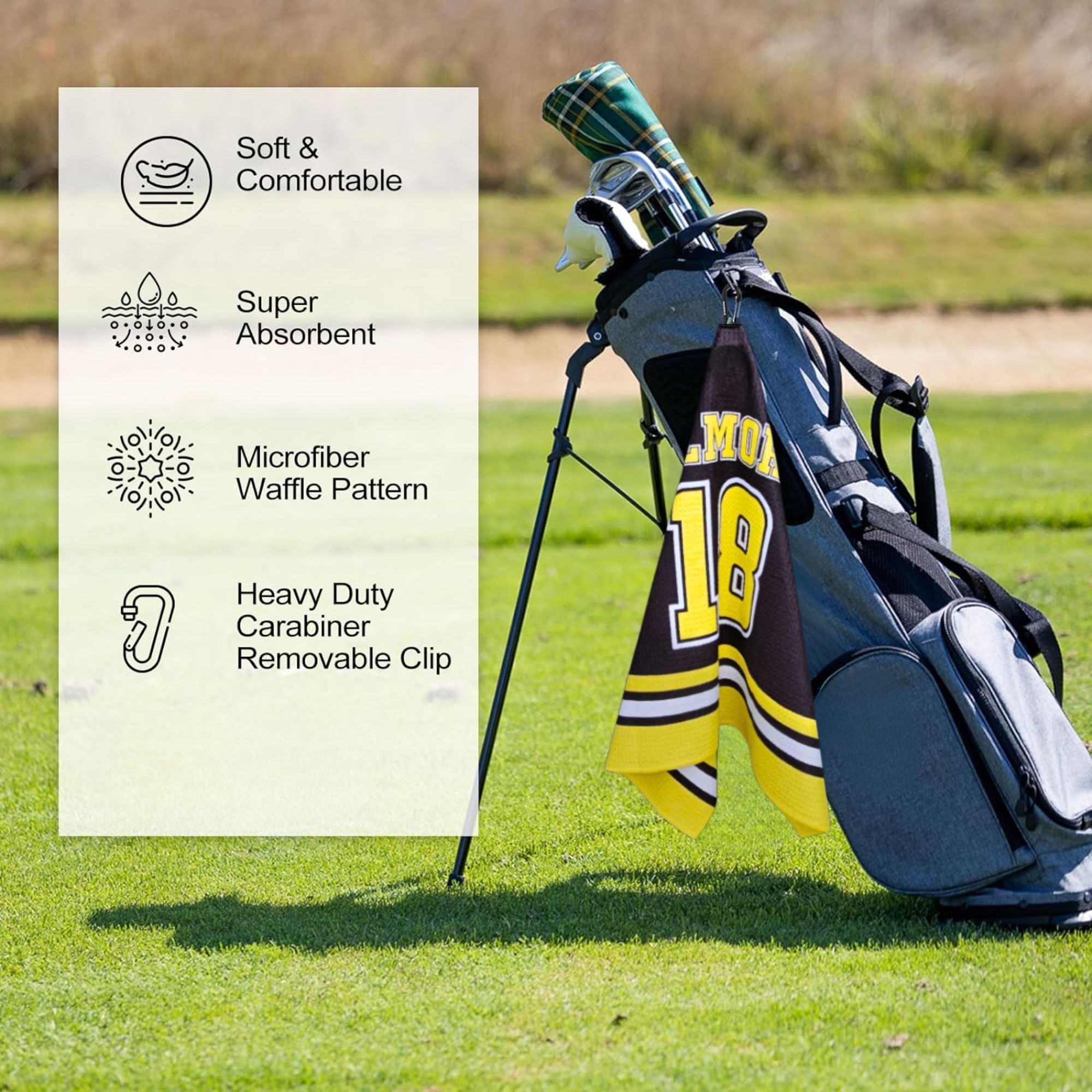 Happy Gilmore Waffle Golf Towe – Golf Towel Waffle recenzja i cena
