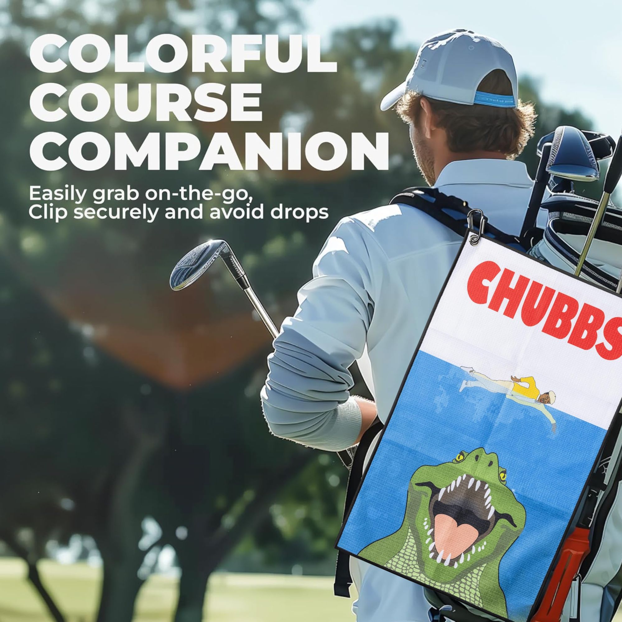 Fun Happy Gilmore Design Golf  – Golf Towel Waffle recenzja i cena