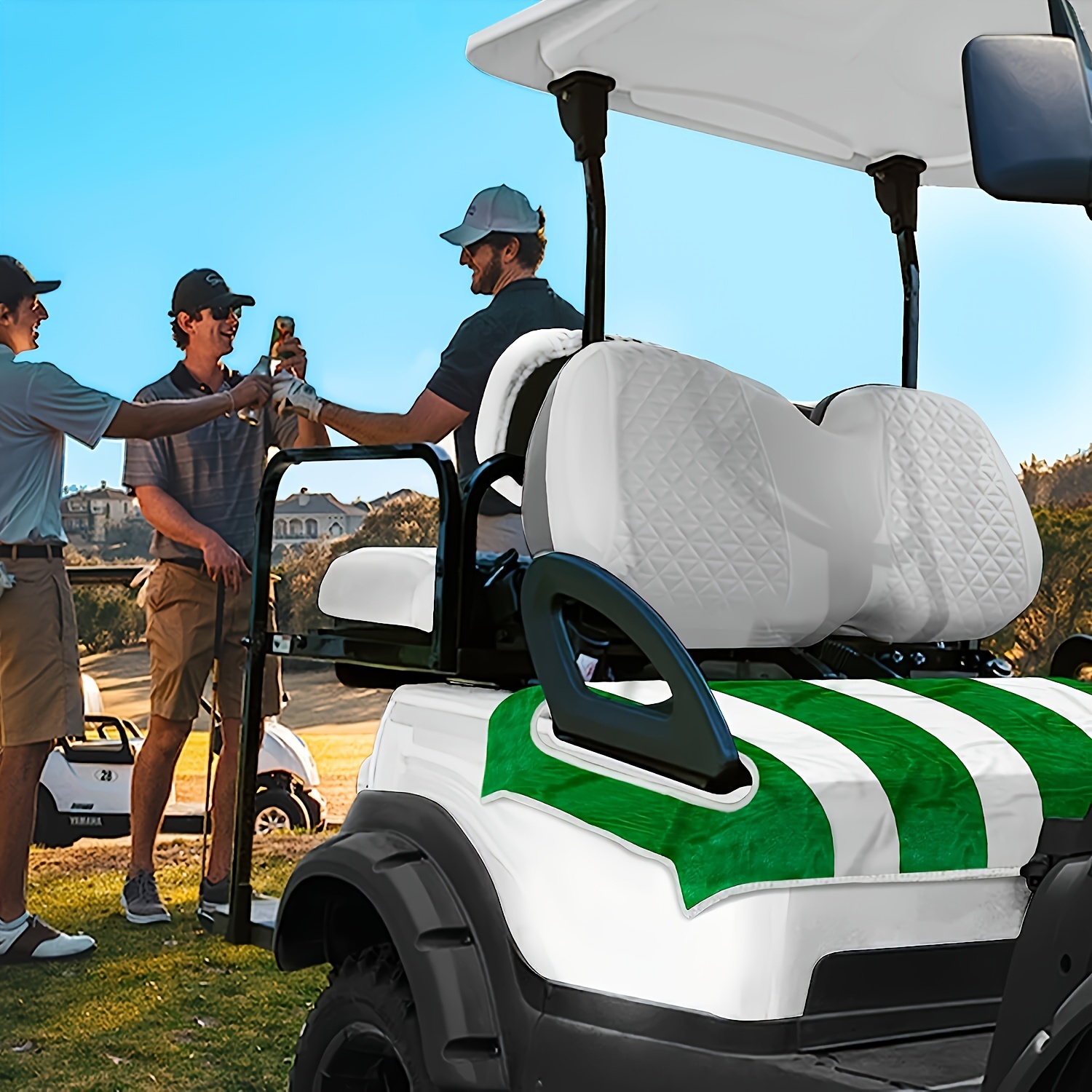 Golf Cart Seat Covers, Blue An – Golf Towel Waffle recenzja i cena