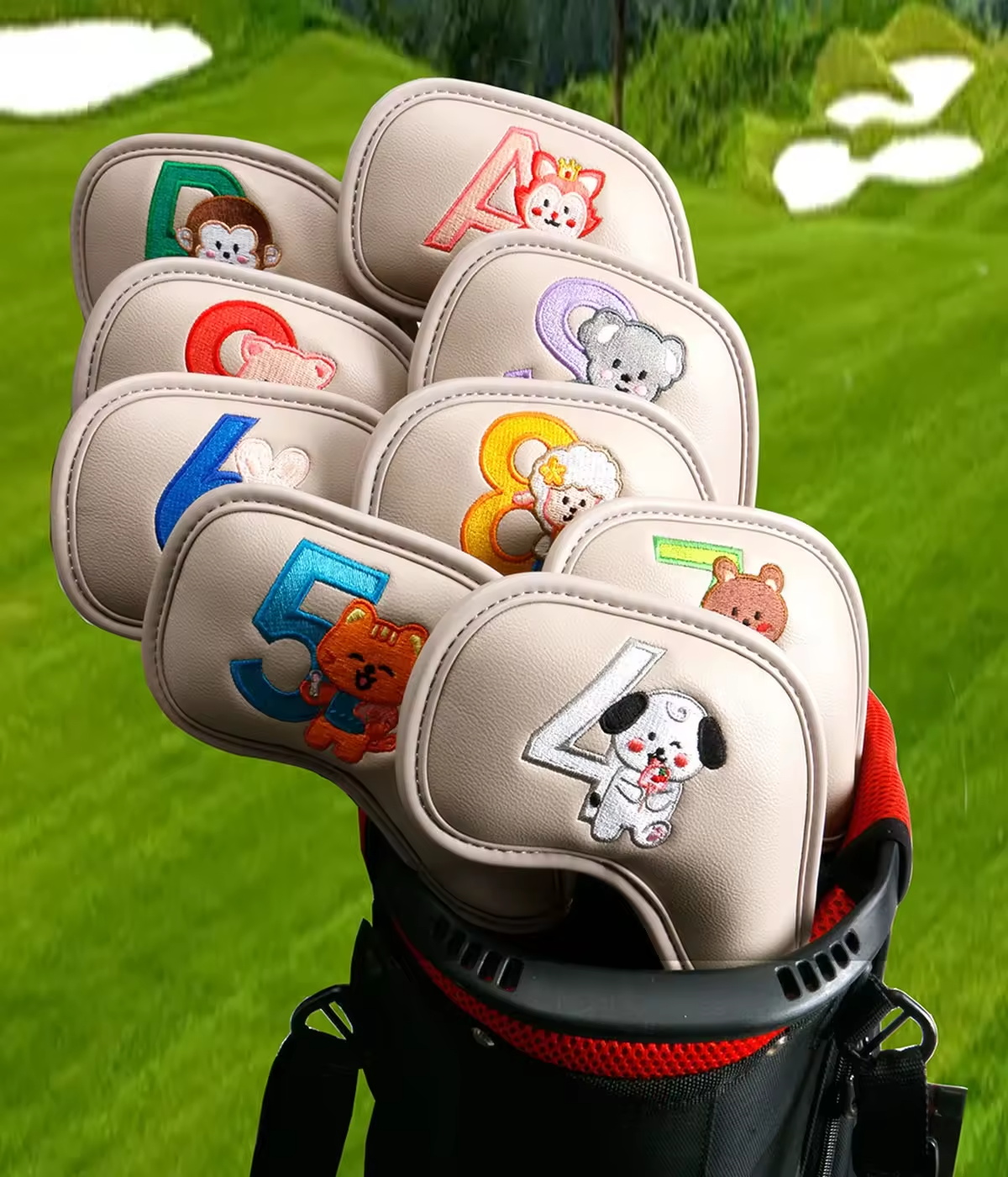 9Pcs Cute Cartoon Animal Golf  – Golf Equipment Deals recenzja i cena