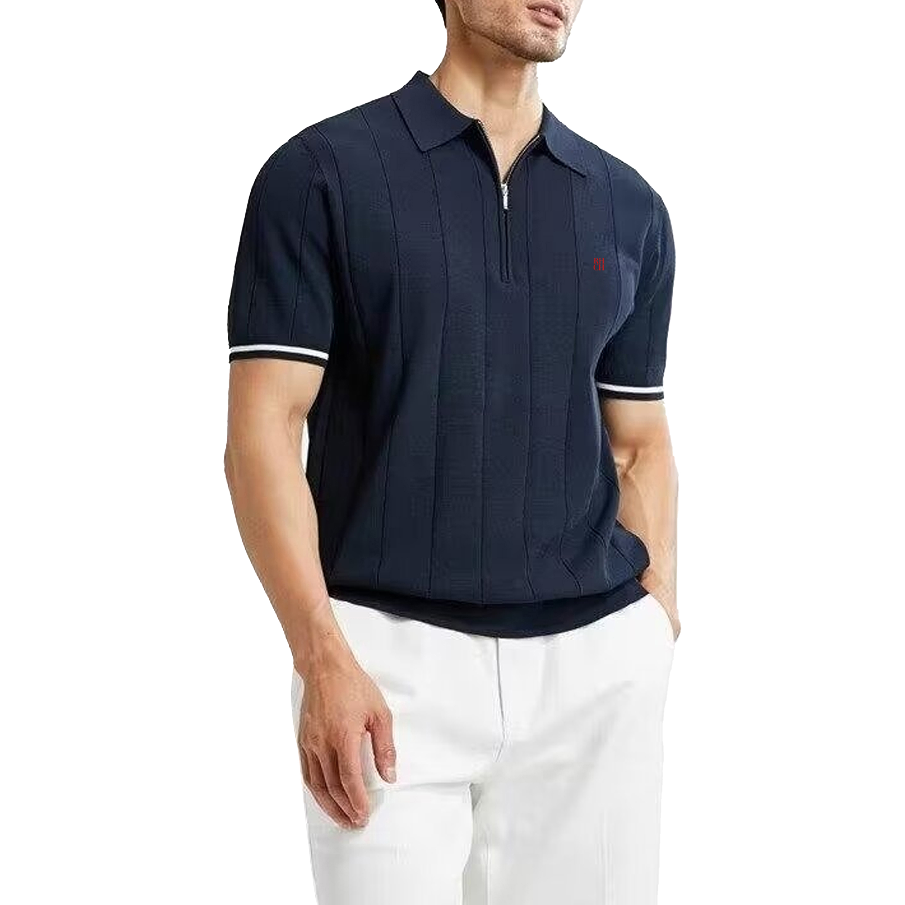 RHCH Men Half Zip Collar Short – Golf Equipment Brands recenzja i cena