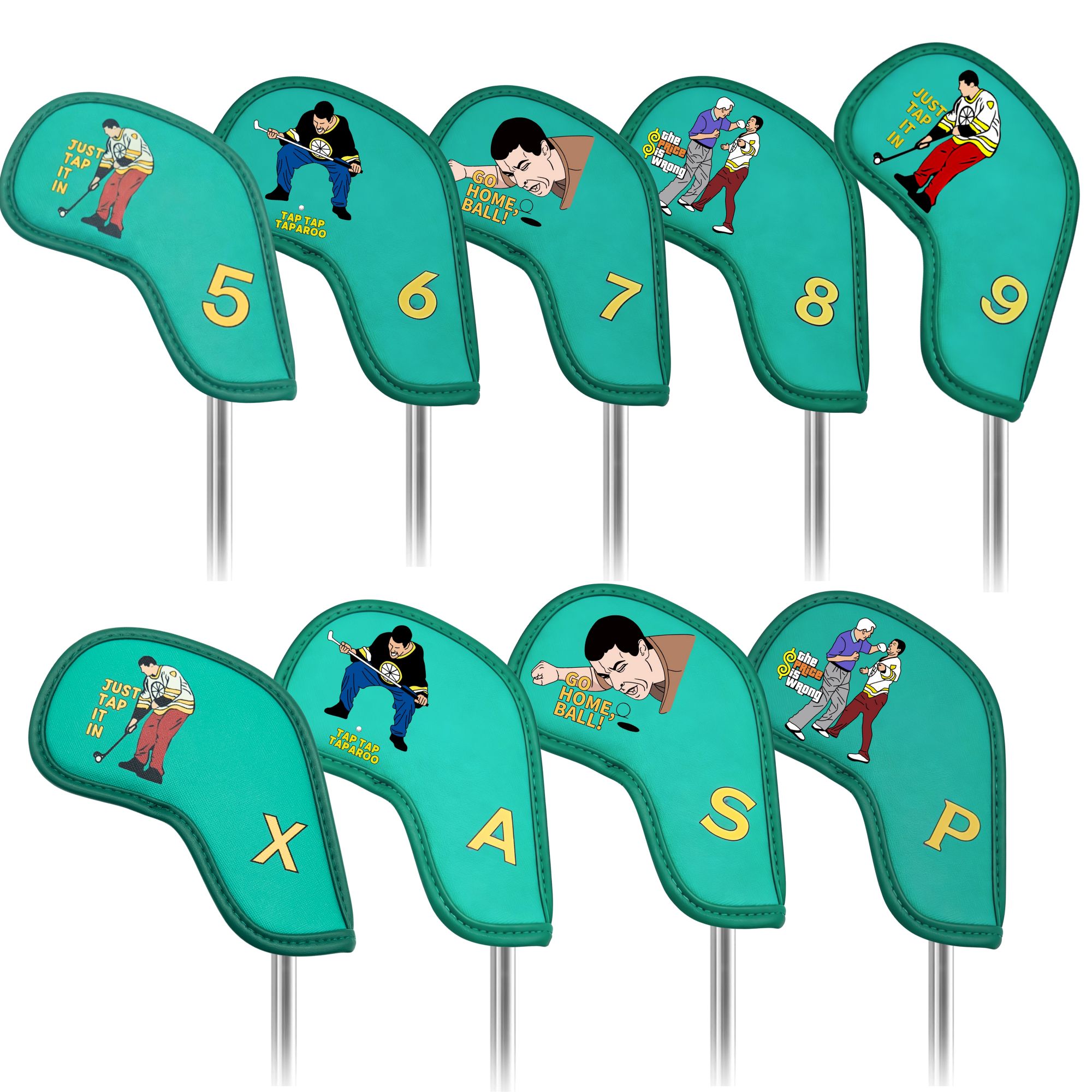 9 pcs Golf Iron Covers with Fu – Golf Equipment Deals recenzja i cena