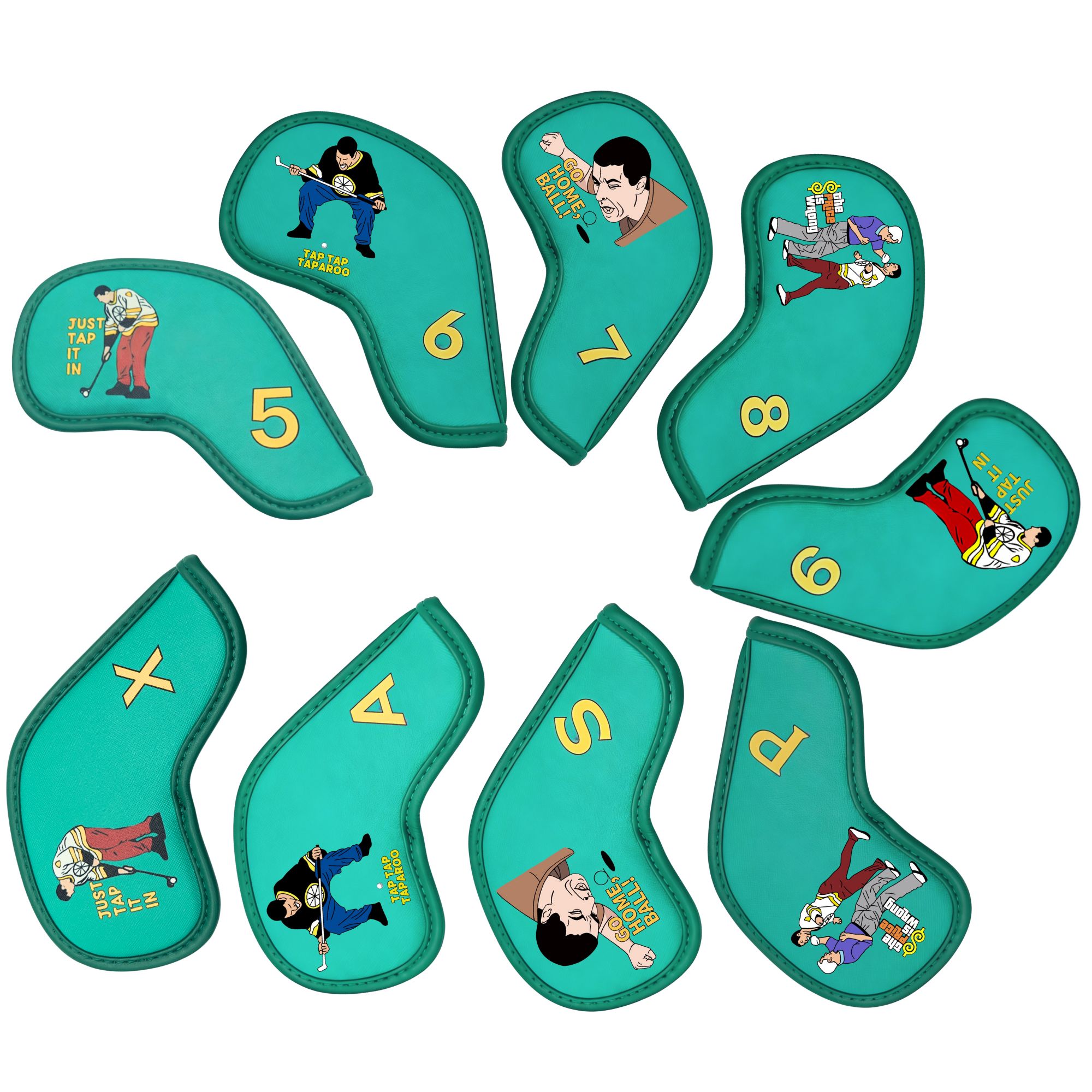 9 pcs Golf Iron Covers with Fu – Golf Equipment Deals recenzja i cena