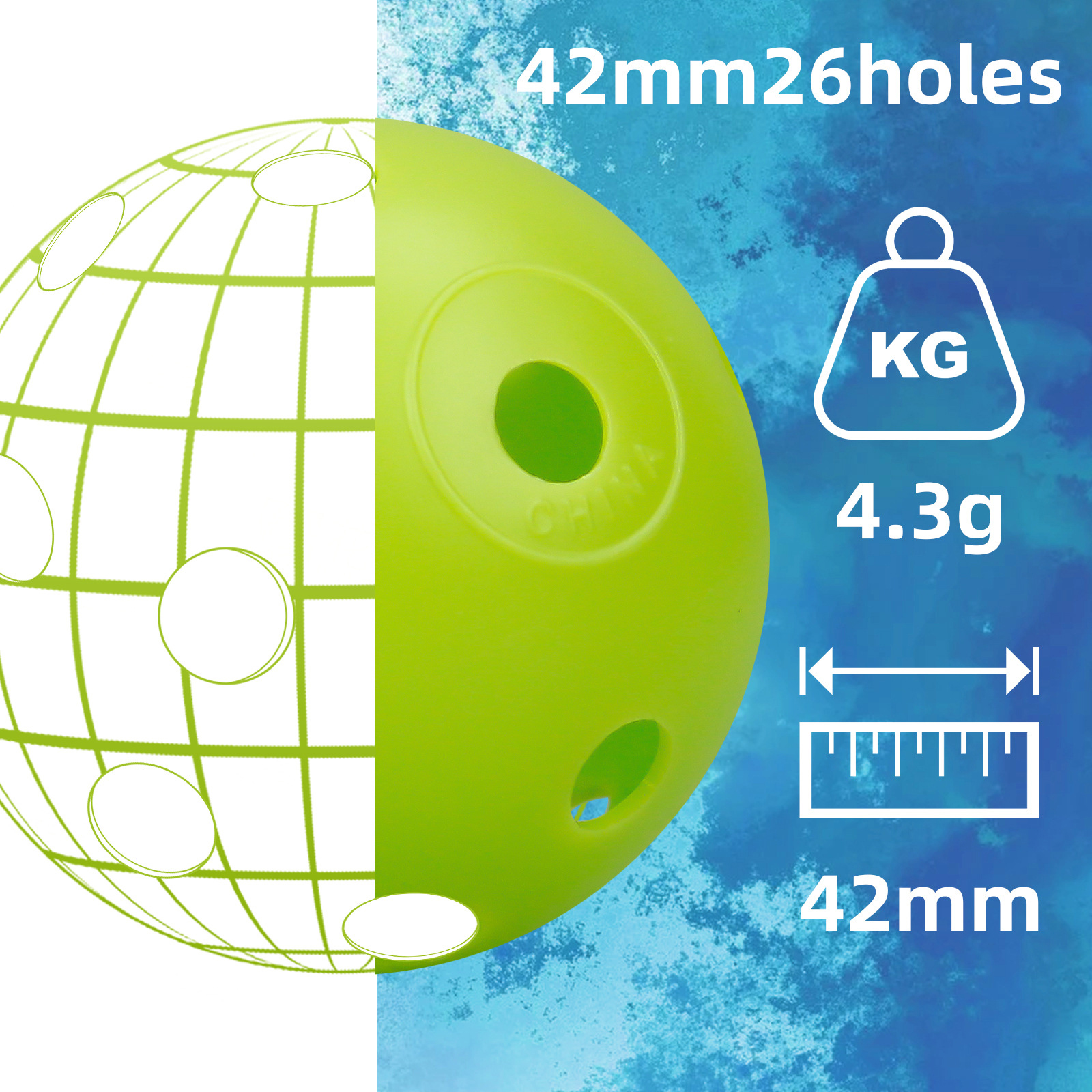 24Pcs/Bag 42MM Practice Golf B – Golf Exercise Equipment recenzja i cena