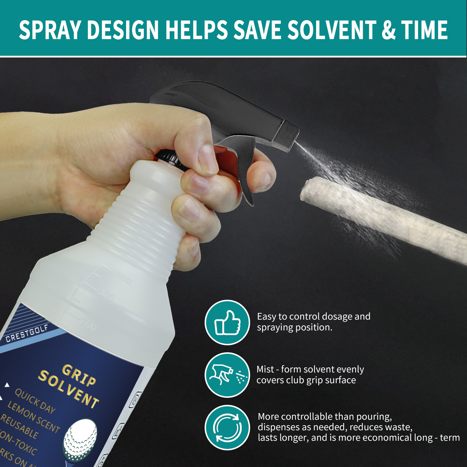 Golf Grip Solvent 32 OZ for Re – Grip Regrip Tape recenzja i cena