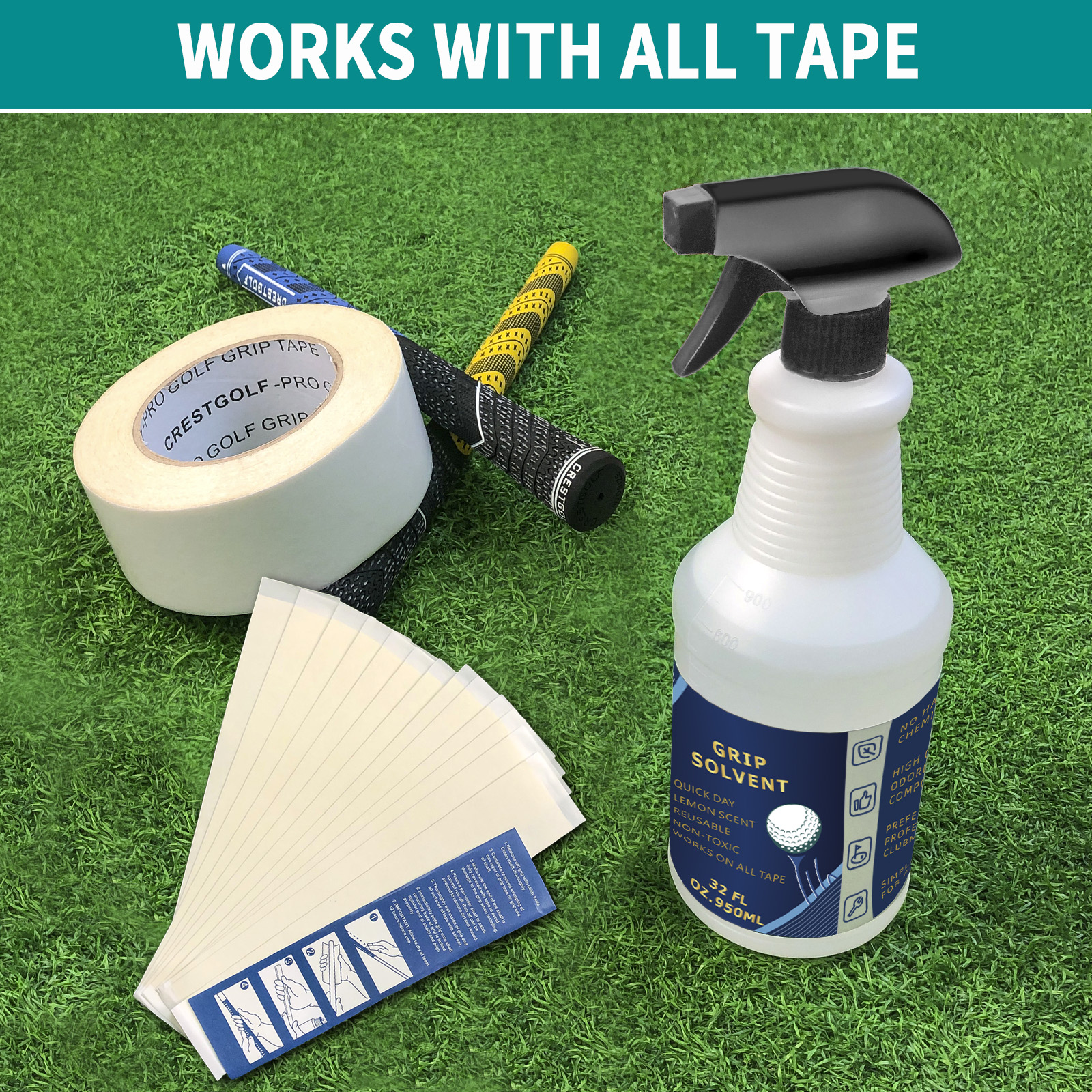 Golf Grip Solvent 32 OZ for Re – Grip Regrip Tape recenzja i cena
